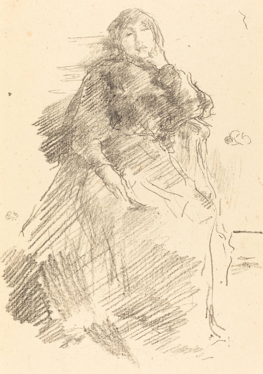Den vackra lata damen av James Abbott McNeill Whistler