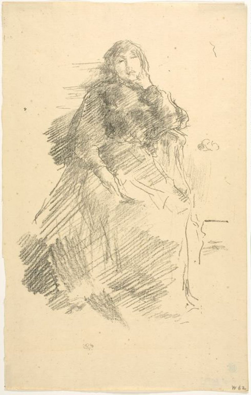 Den vackra lata damen av James Abbott McNeill Whistler