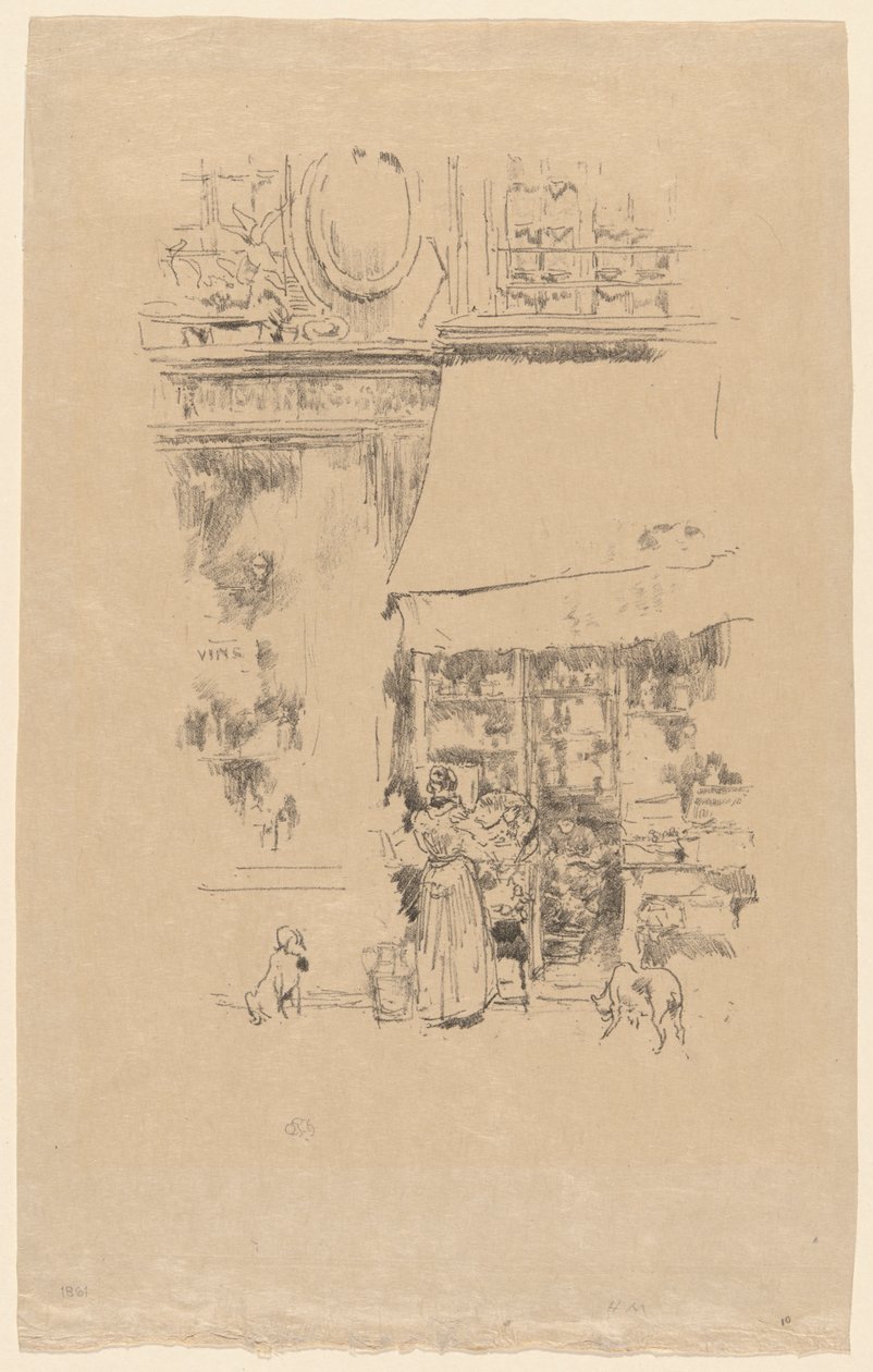 Fruitière på rue de Grenelle av James McNeill Whistler