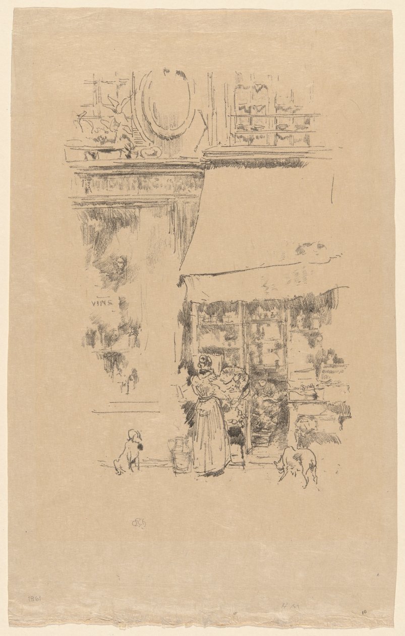 Fruitière på rue de Grenelle av James Abbott McNeill Whistler