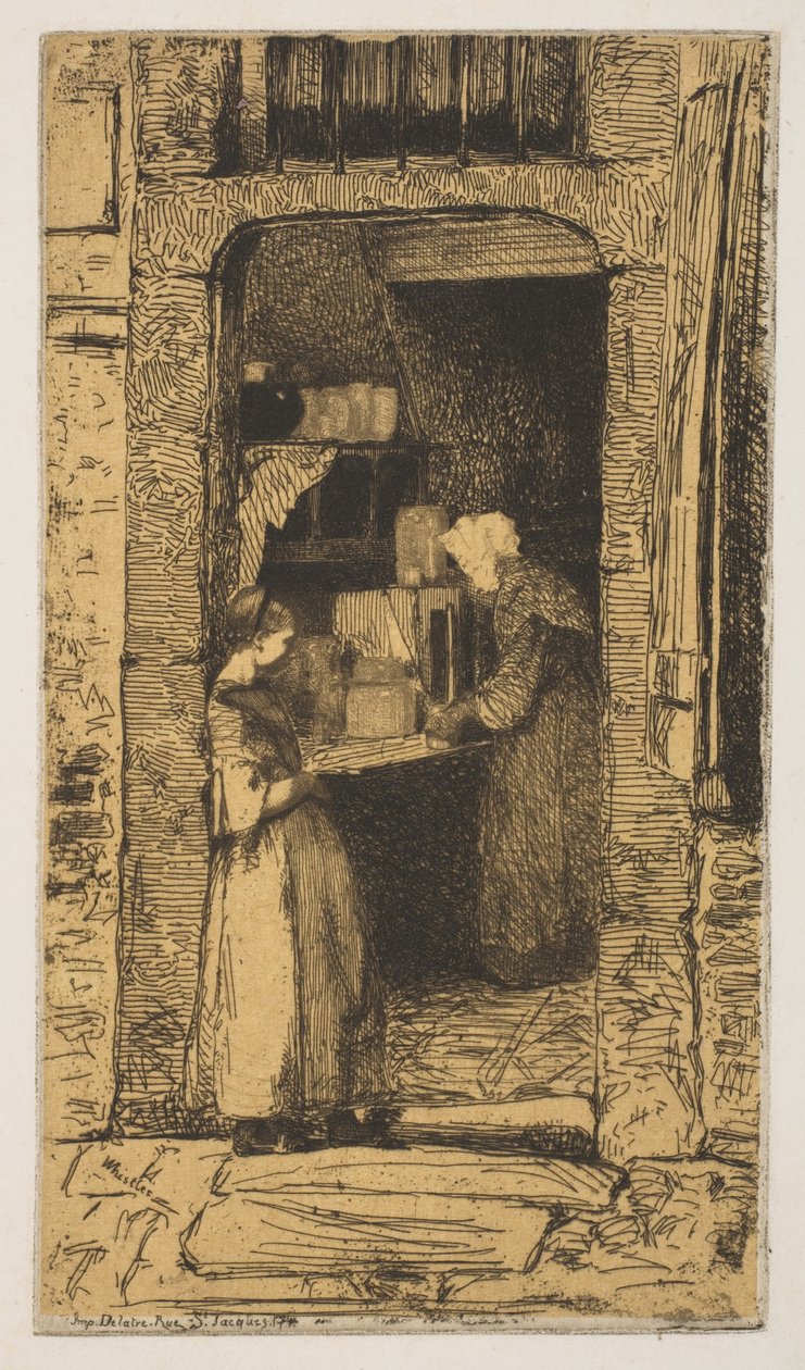 Die Senfverkäuferin av James McNeill Whistler