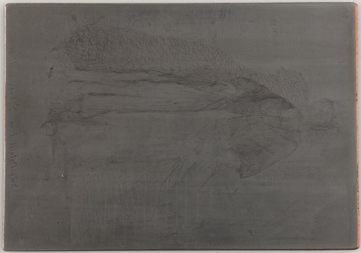 La Mere Gerard. En av de <em>tolv etsningarna från naturen</em> av James Abbott McNeill Whistler