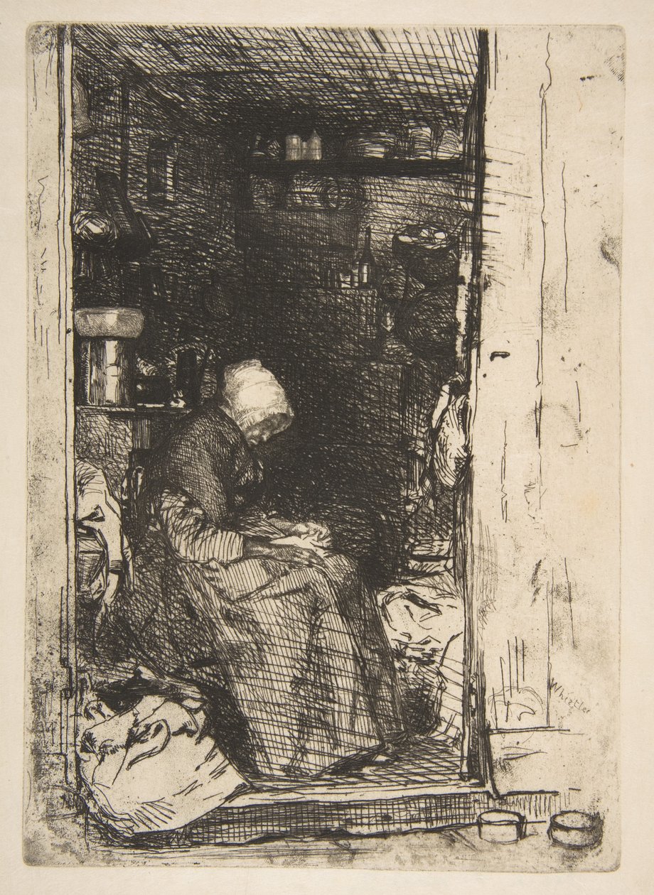 Den gamla lumpsamlerskan av James McNeill Whistler