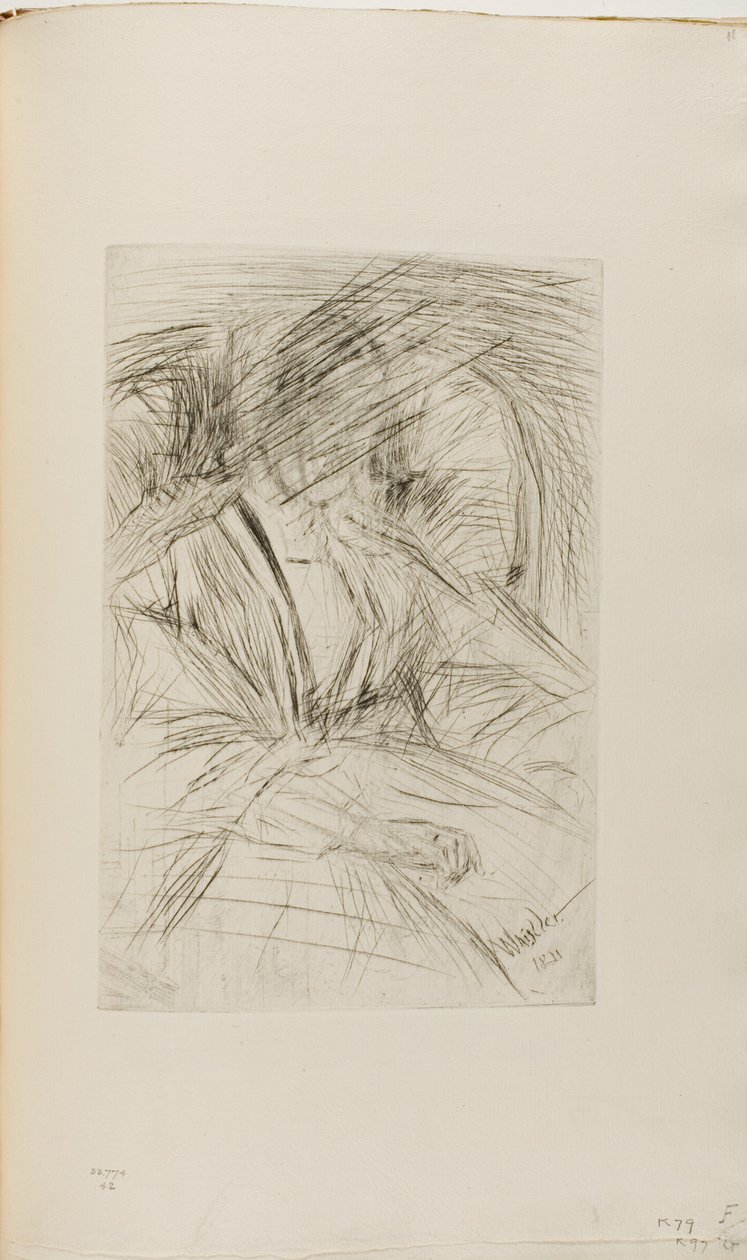 Dam i en fåtölj av James Abbott McNeill Whistler