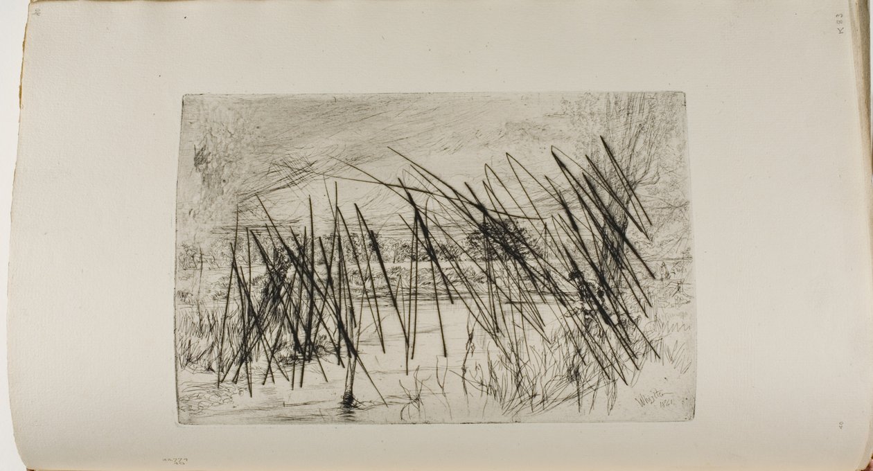 Landskap med fiskare av James Abbott McNeill Whistler