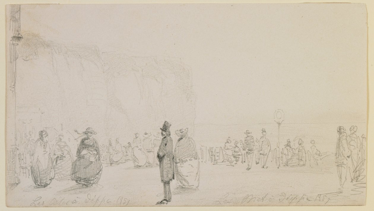 Kusterna i Dieppe av James Abbott McNeill Whistler
