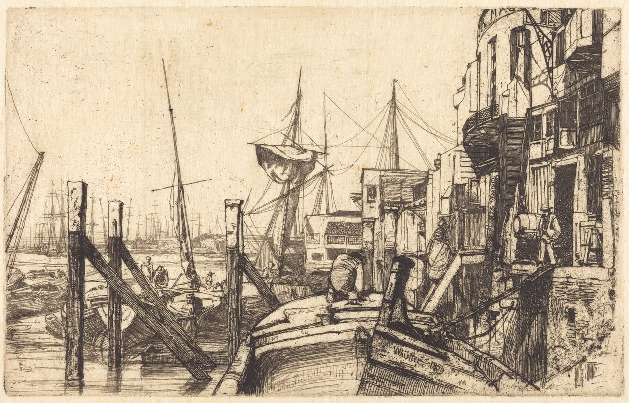 Limehouse av James McNeill Whistler