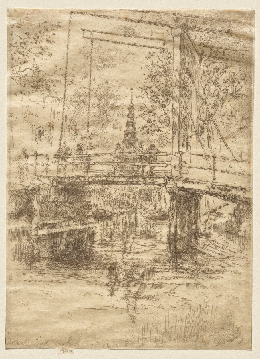 Liten klaffbro, Amsterdam av James McNeill Whistler