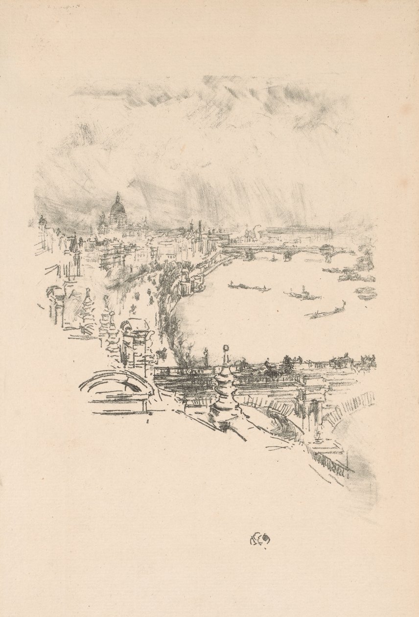 Lilla London av James Abbott McNeill Whistler