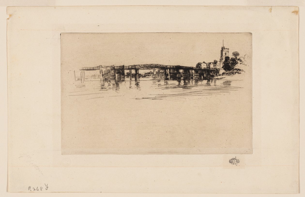 Lilla Putney Bridge av James Abbott McNeill Whistler