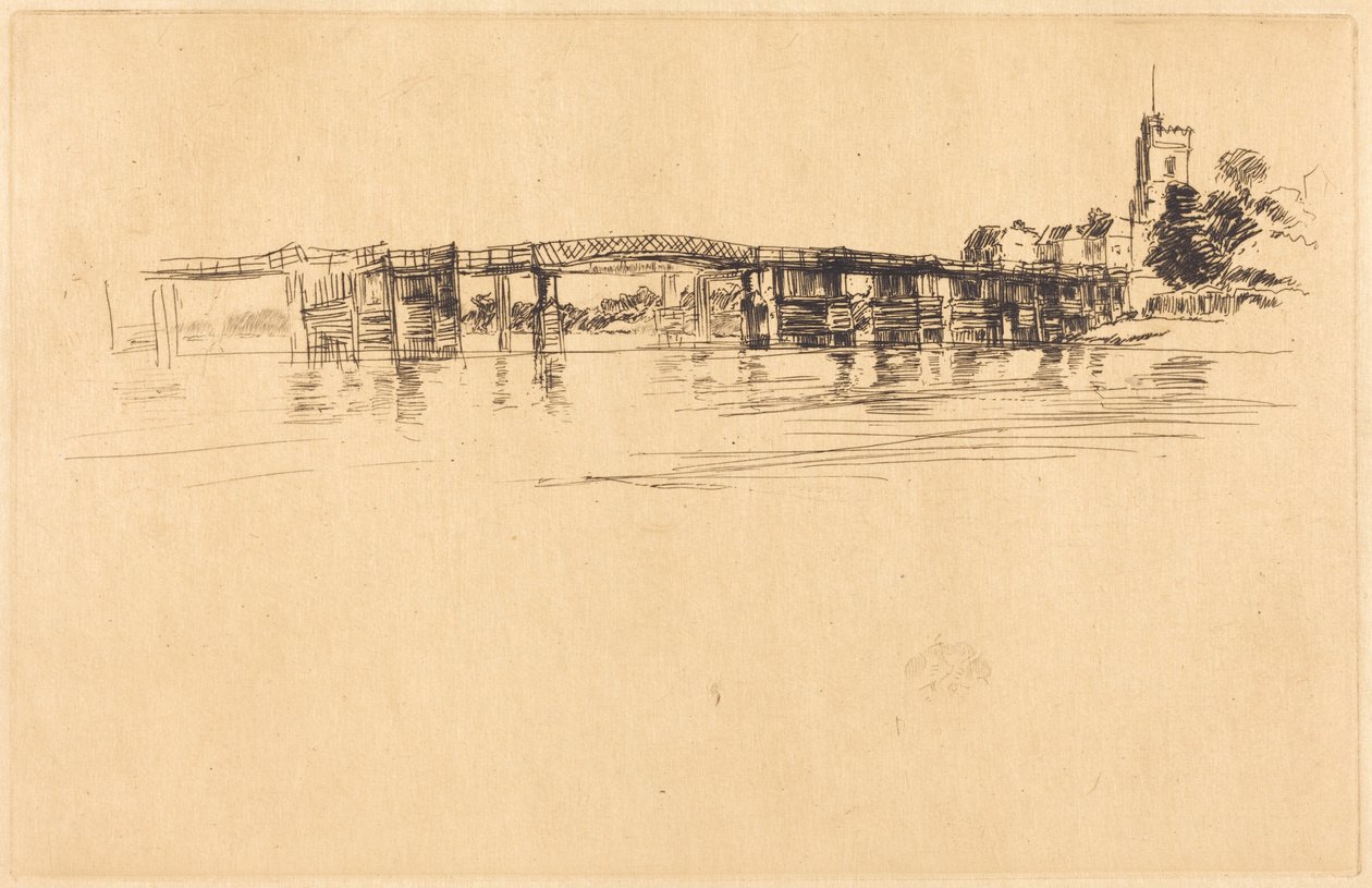 Lilla Putney nr 1 av James McNeill Whistler