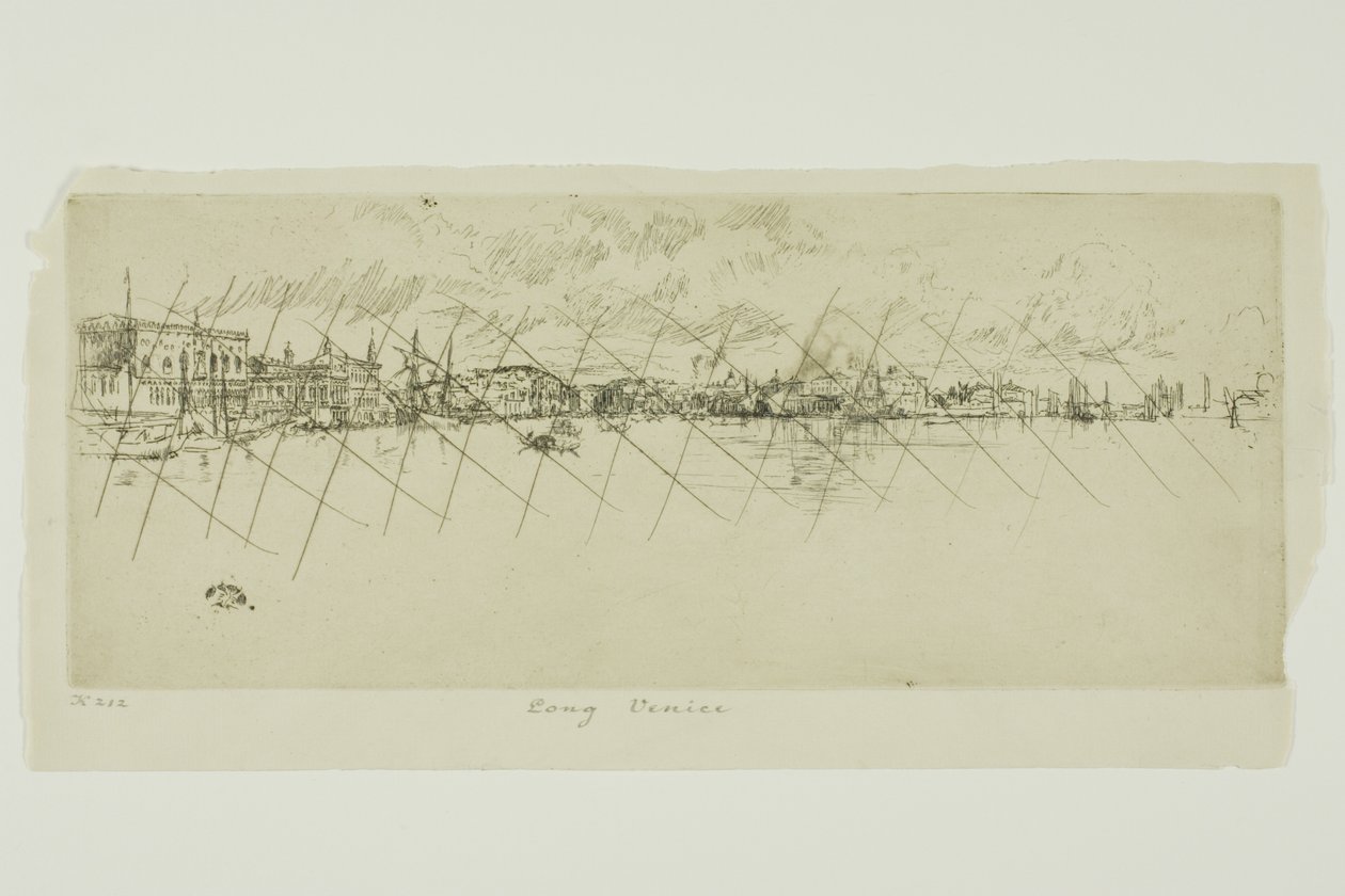 Långa Venedig av James Abbott McNeill Whistler