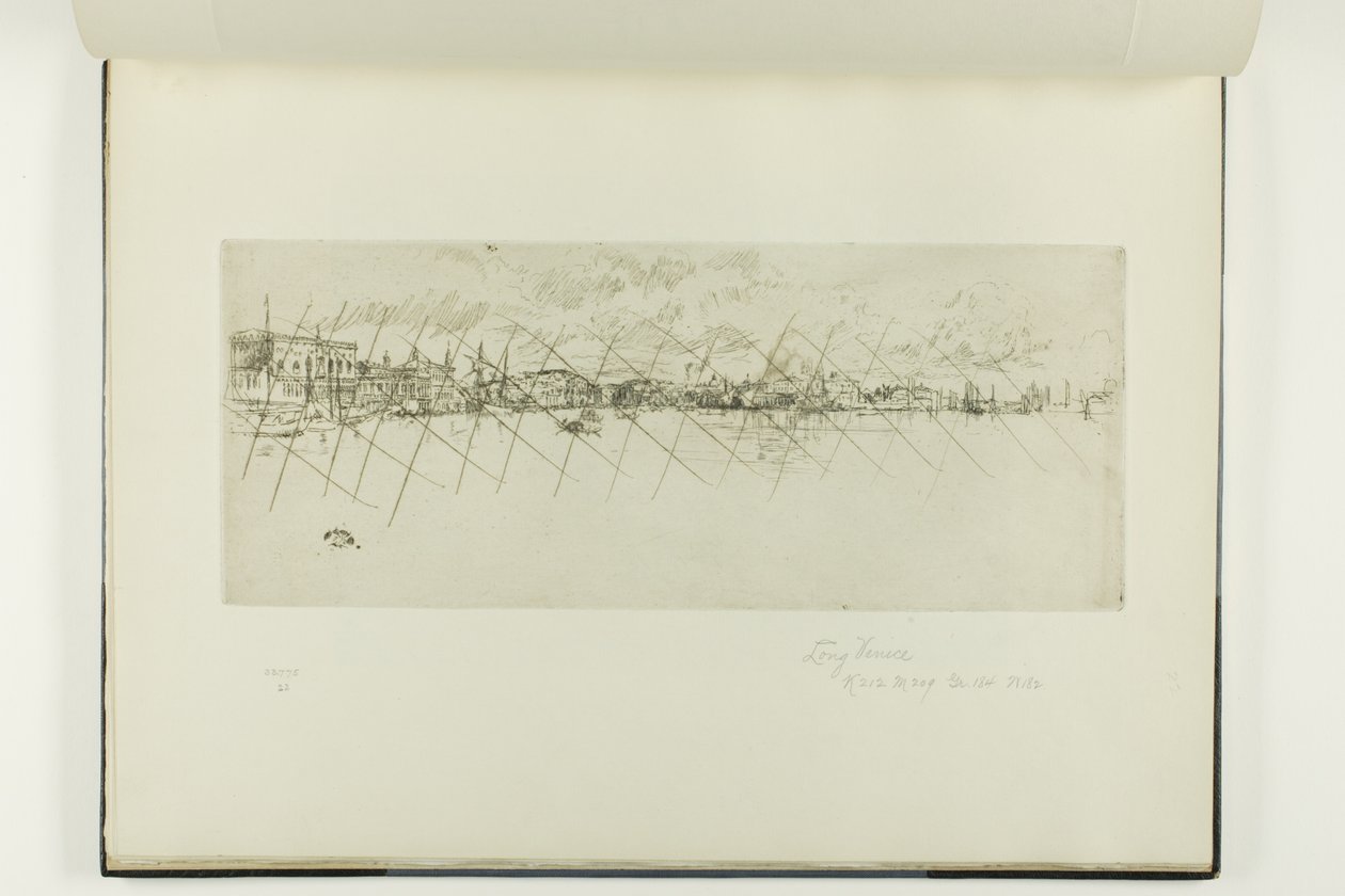 Lång Venedig av James McNeill Whistler
