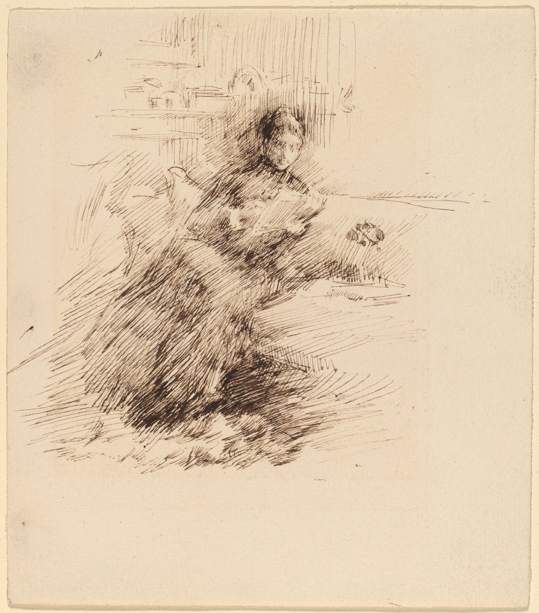 Miss Cumberlege av James Abbott McNeill Whistler
