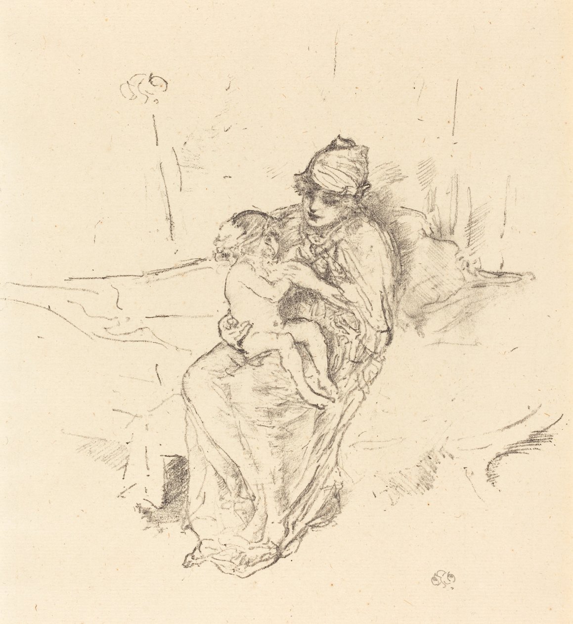 Mor och barn, nr 1 av James Abbott McNeill Whistler