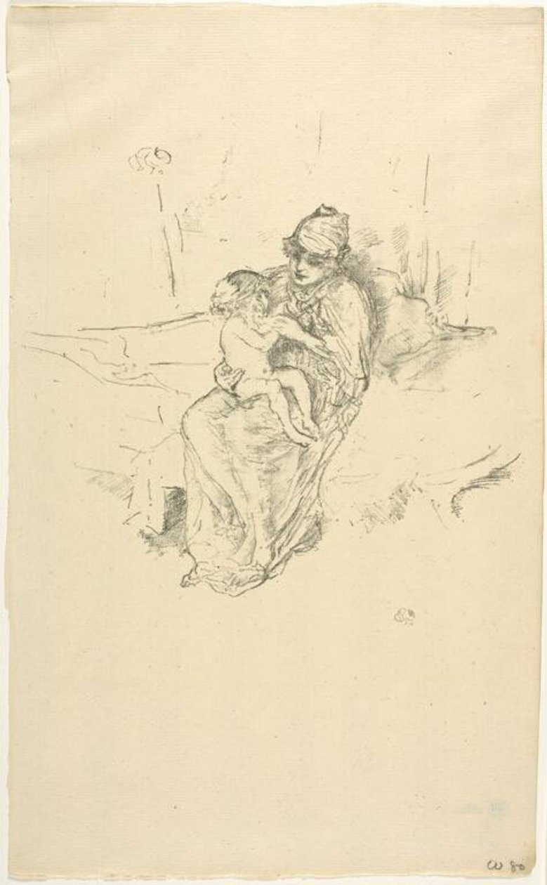 Mor och barn nr 1 av James McNeill Whistler