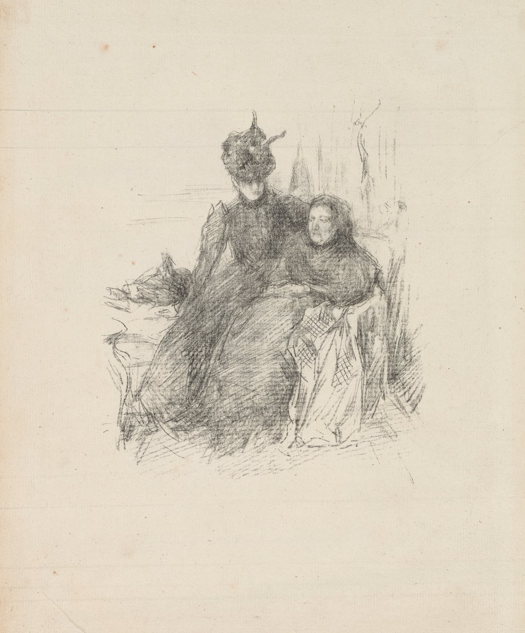 Mor och dotter av James Abbott McNeill Whistler
