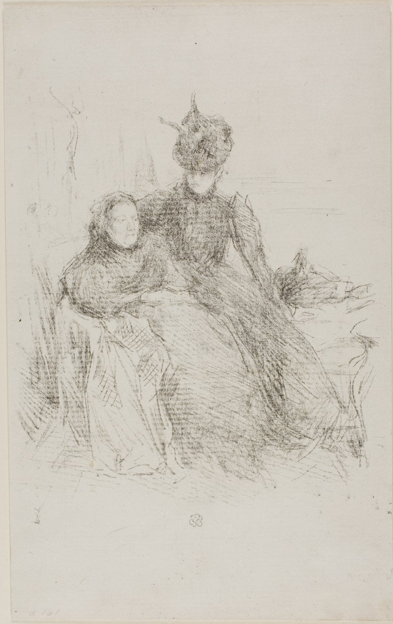 Mor och dotter av James Abbott McNeill Whistler