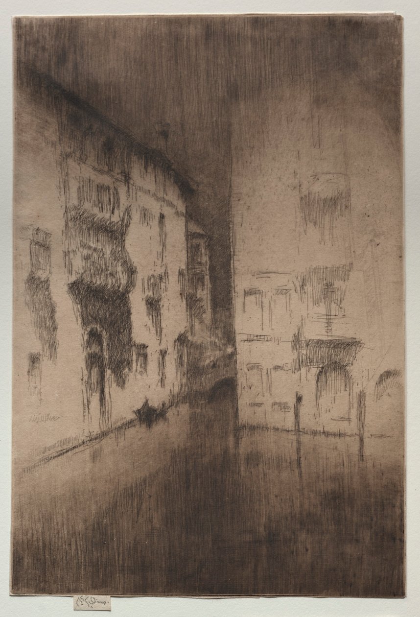 Nocturne:  Palats av James McNeill Whistler