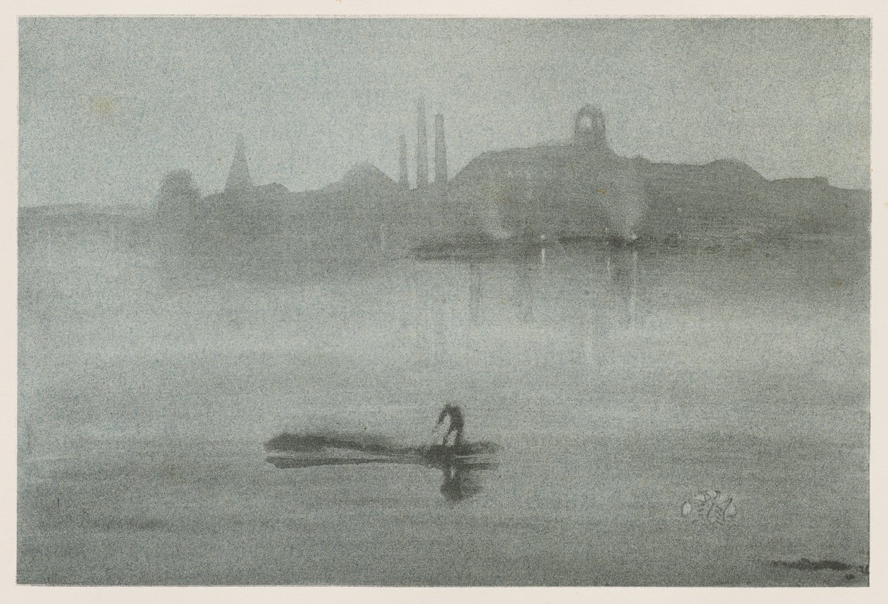 Nocturne: Floden vid Battersea av James McNeill Whistler