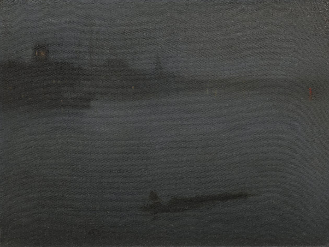 Nocturne i blått och silver av James Abbott McNeill Whistler