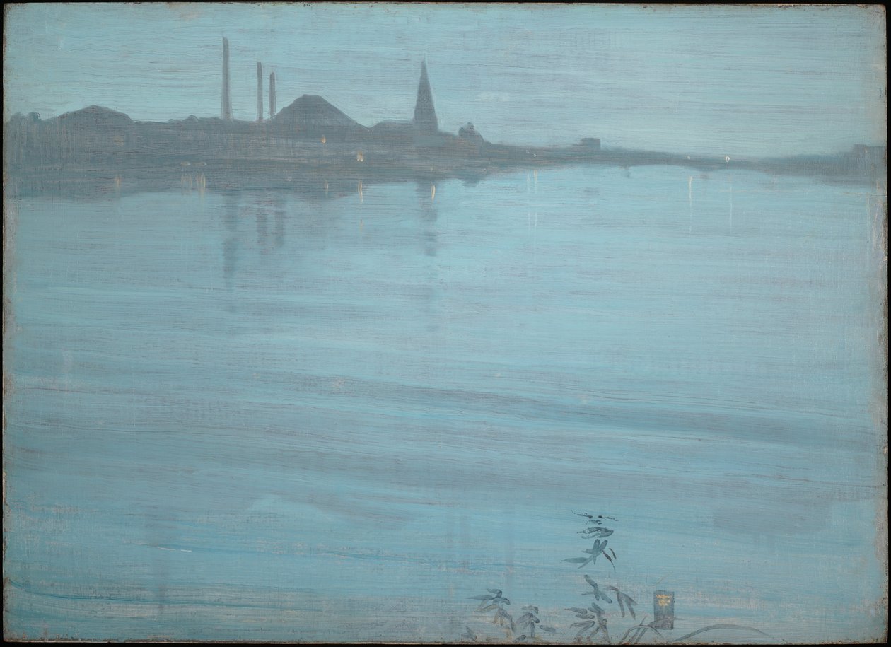 Nocturne i blått och silver  av James McNeill Whistler