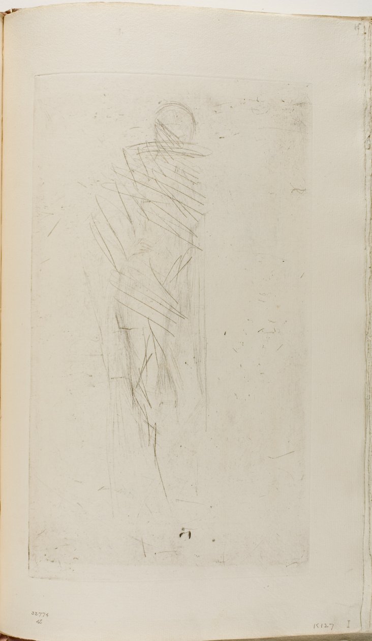 Naken poserar av James Abbott McNeill Whistler