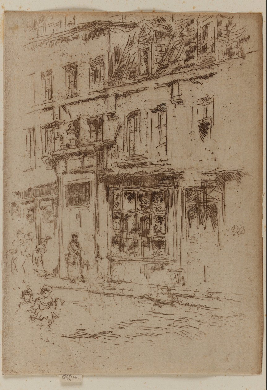 Little Butter Street, Bryssel av James Abbott McNeill Whistler
