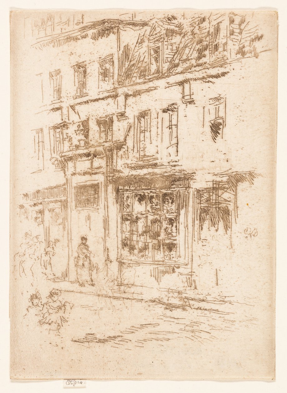 Little Butter Street, Bryssel av James Abbott McNeill Whistler