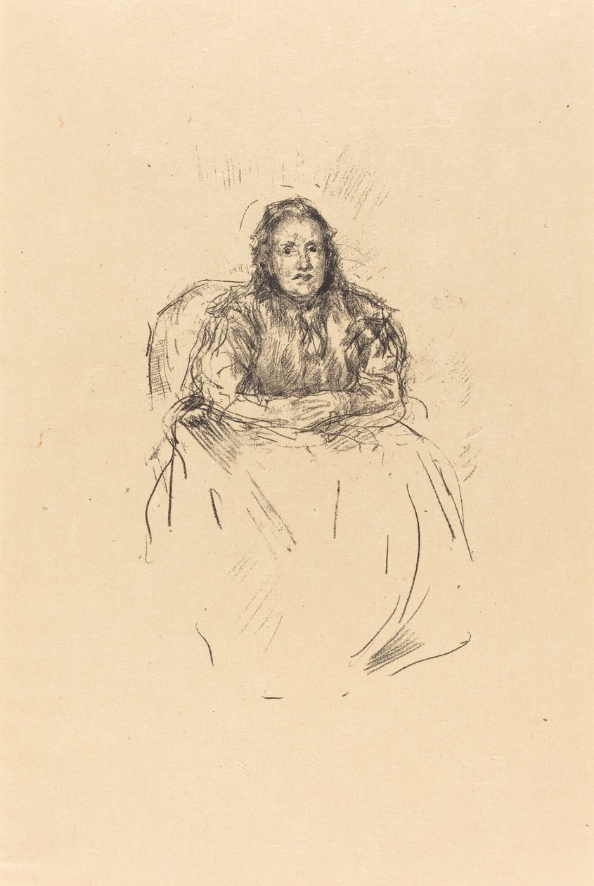 Porträttstudie: Mrs Philip av James Abbott McNeill Whistler