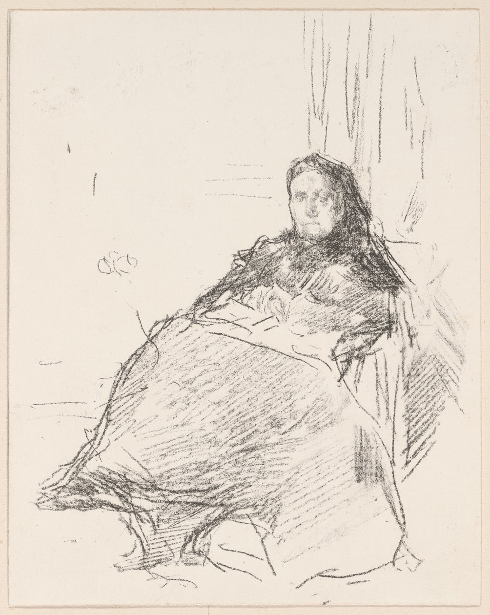 Porträttstudie: Mrs Philip, nr 2 av James Abbott McNeill Whistler