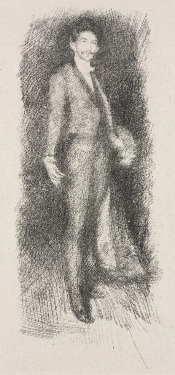 Porträtt av greve Robert de Montesquiou av James McNeill Whistler