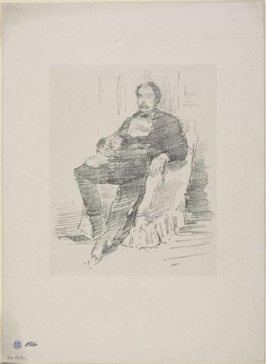 Porträtt av Dr Whistler, nr 2 av James Abbott McNeill Whistler