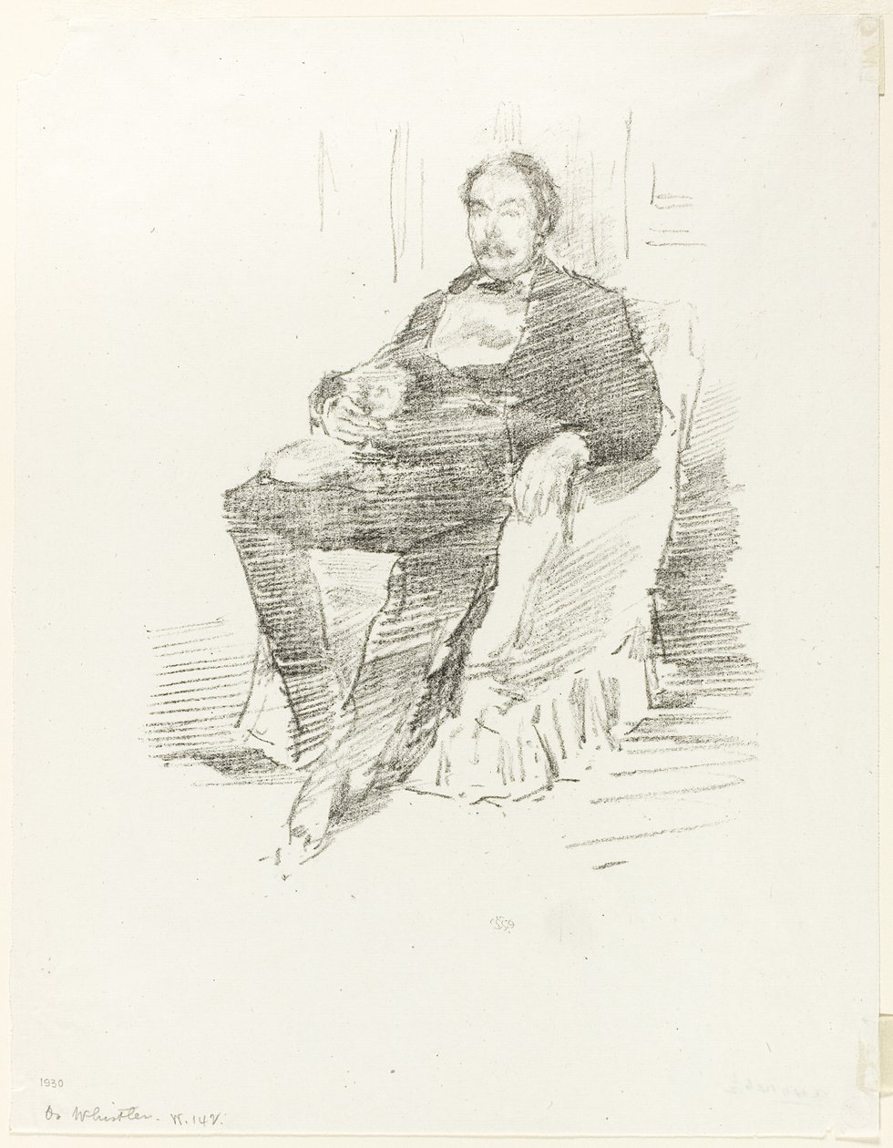 Porträtt av Dr Whistler, nr 2 av James Abbott McNeill Whistler