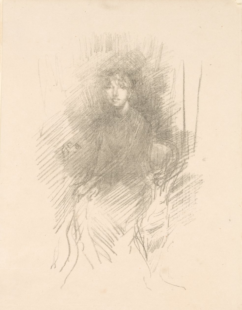 Porträtt av en ung kvinna [Miss Seton] av James McNeill Whistler