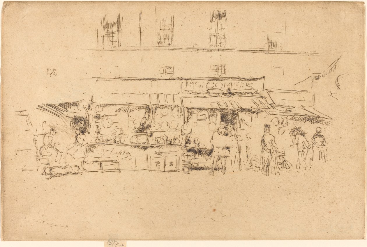 Monte Bell O vid kajen av James Abbott McNeill Whistler