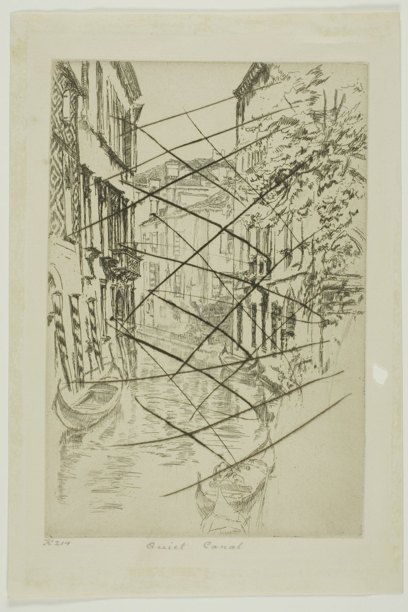 Den lugna kanalen av James McNeill Whistler