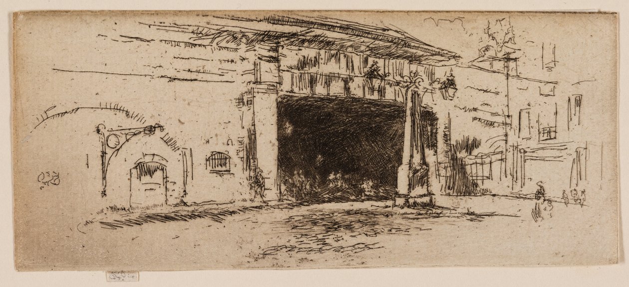 Järnvägsbåge, American Square av James Abbott McNeill Whistler