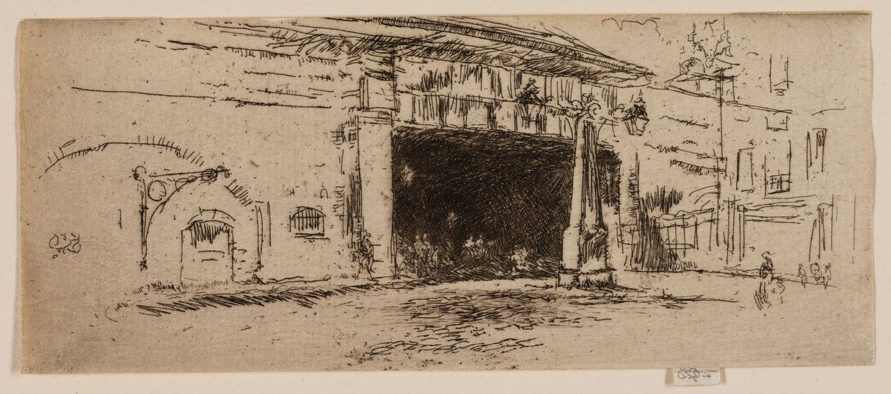 Järnvägsbåge, American Square av James Abbott McNeill Whistler
