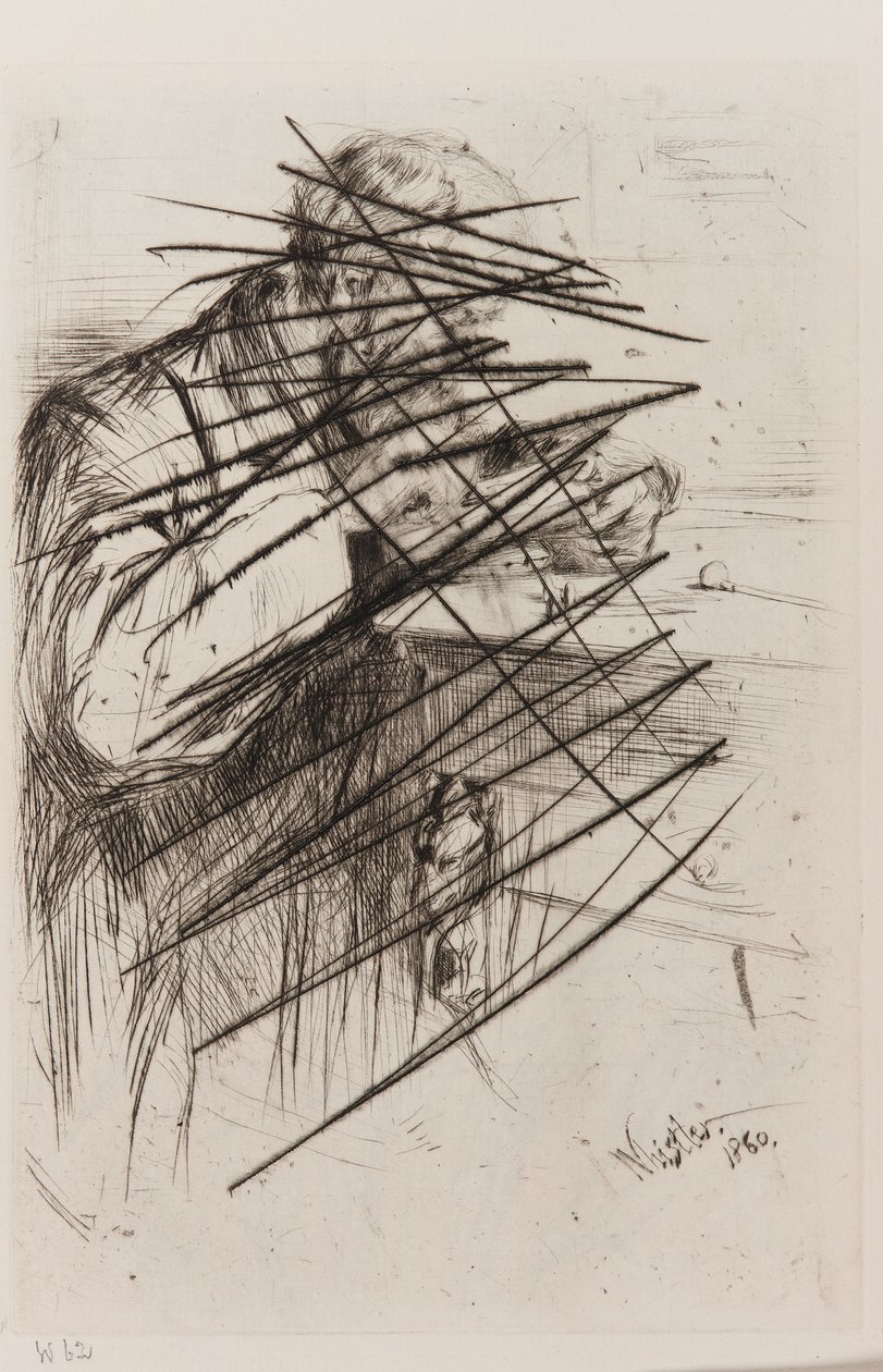 Riault (Trägravören) av James Abbott McNeill Whistler