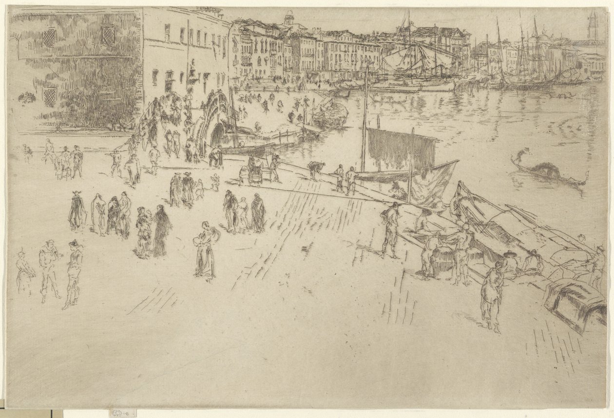 Riva, nr 1 av James Abbott McNeill Whistler