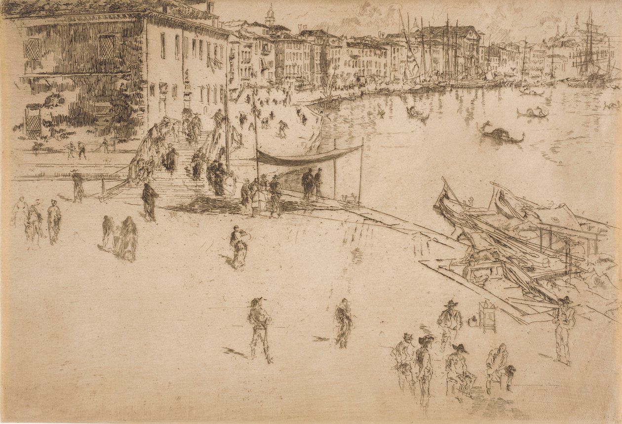 Riva, nr 2 av James McNeill Whistler