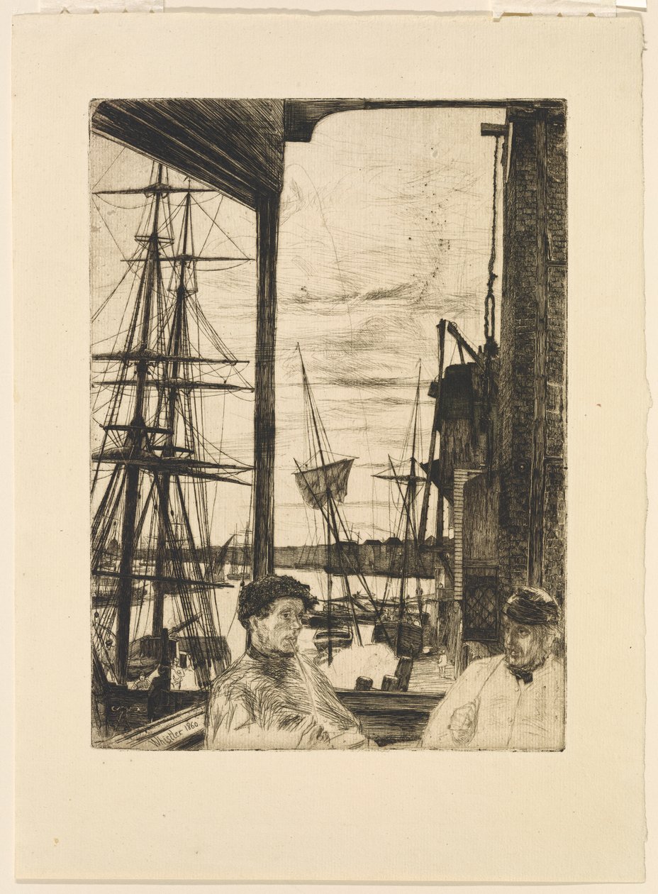 Rotherhithe av James Abbott McNeill Whistler