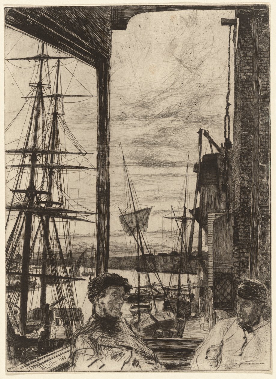 Rotherhithe av James McNeill Whistler