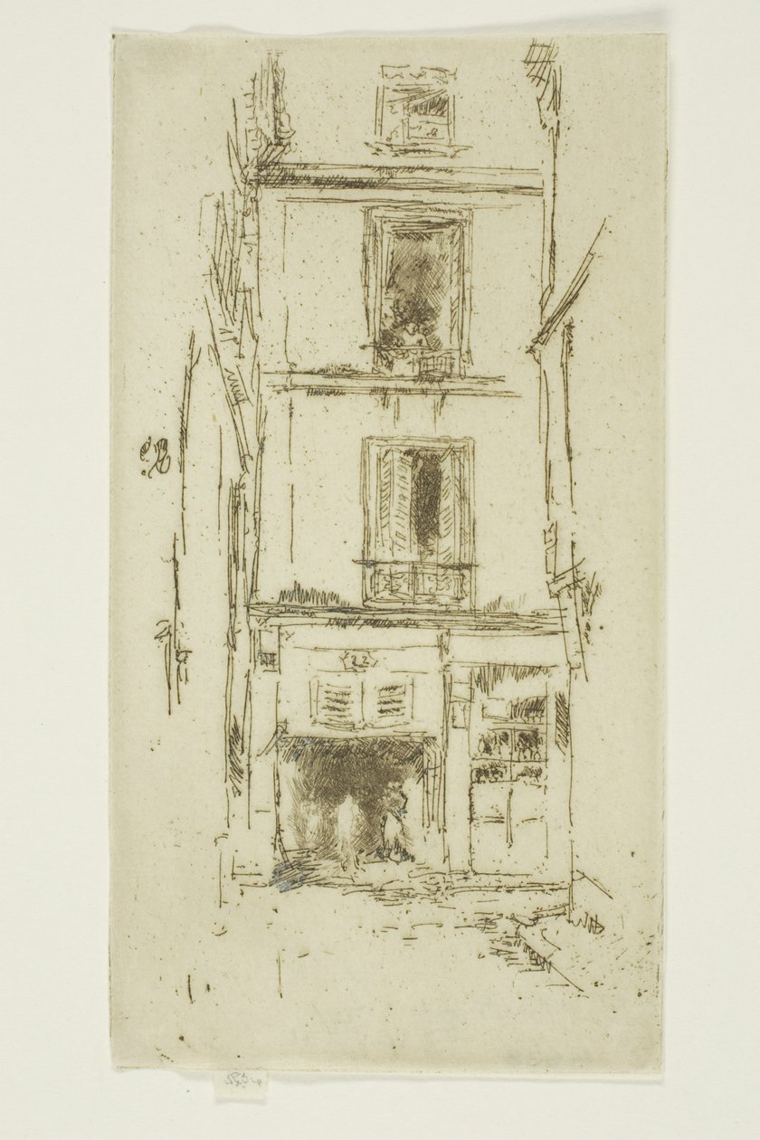 Rue des Bons Enfants, Tours av James Abbott McNeill Whistler