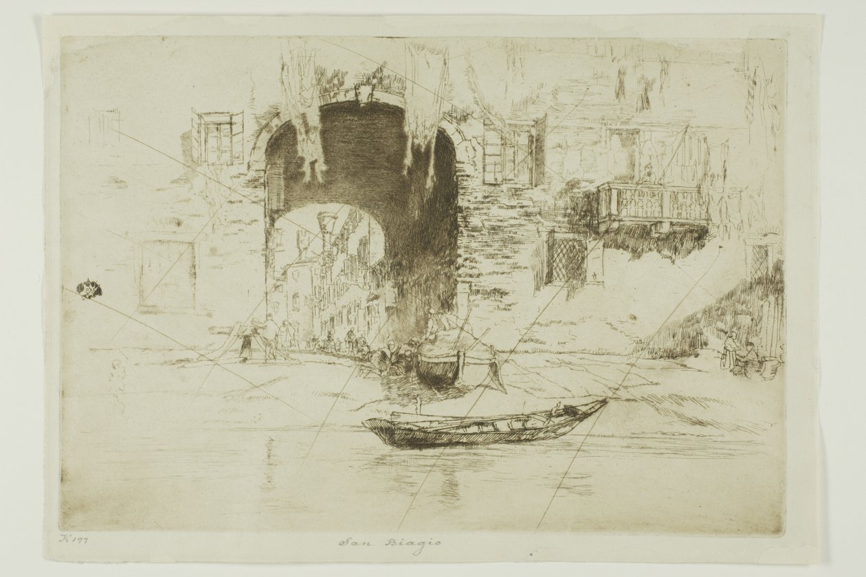 Saint Blaise av James McNeill Whistler