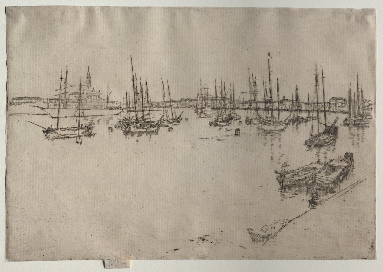 San Giorgio, Venedig av James McNeill Whistler
