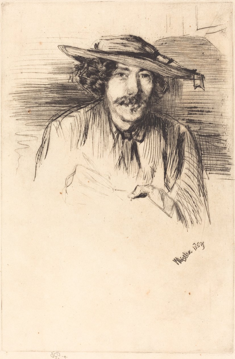 Självporträtt av James Abbott McNeill Whistler