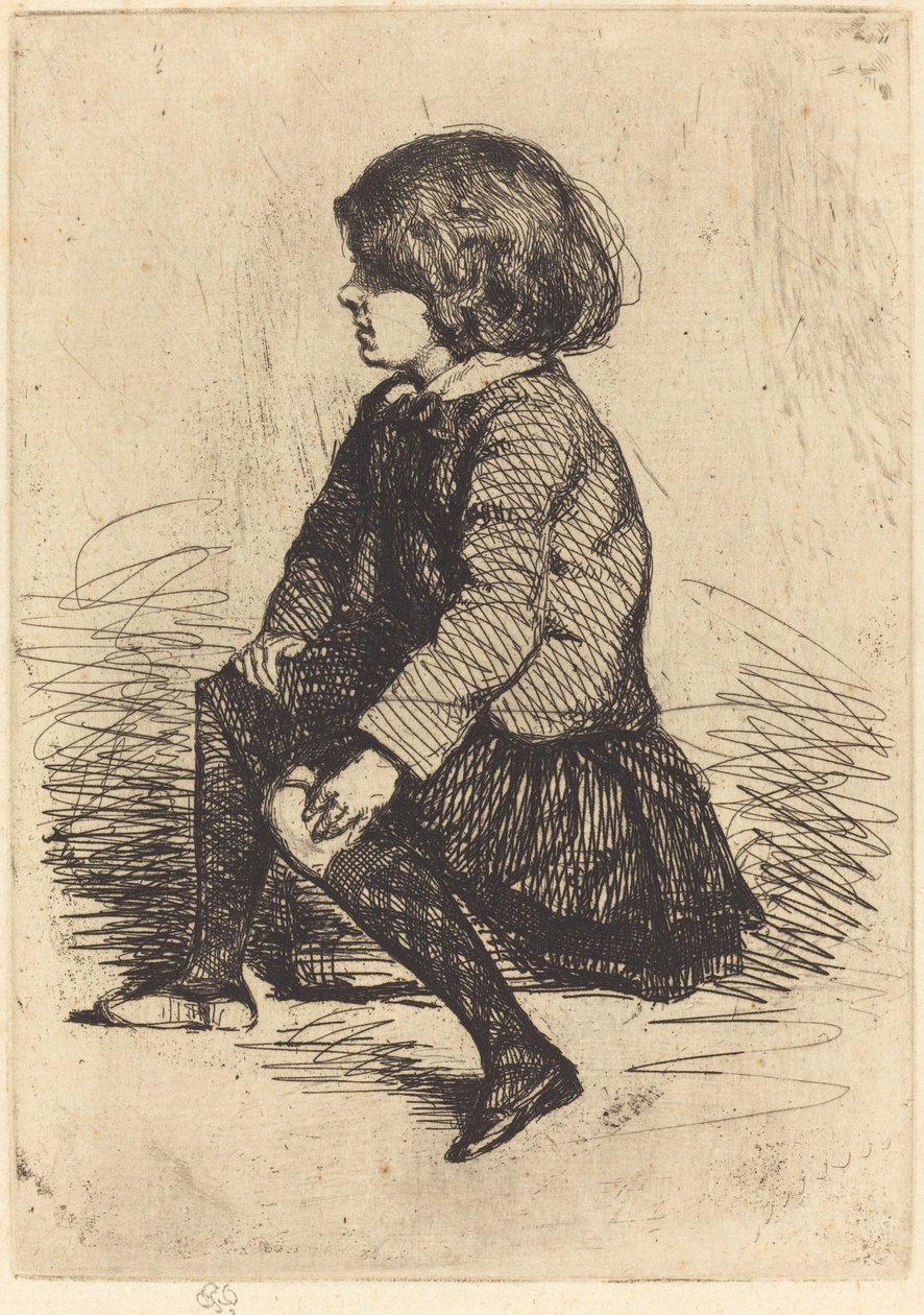 Seymour, sittande av James Abbott McNeill Whistler