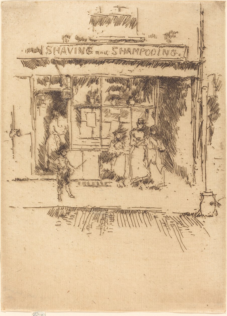 Rakning och schamponering av James Abbott McNeill Whistler